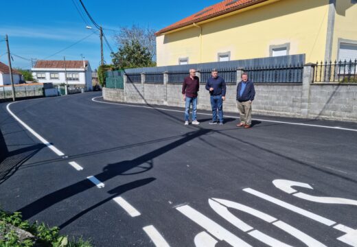 O Concello de Neda conclúe as obras de aglomerado de camiños na zona de Santa María